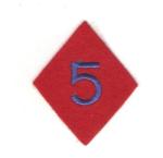 WWII 5th Infantry Division Patch King