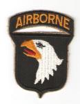WWII era 101st Airborne Patch Attached Tab