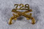 WWII 728th MP Military Police Pin