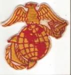 WWII USMC Marine EGA Patch Red