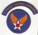 WWII I Troop Command Patch Tab