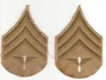 WWII Army Air Corps Sergeant Chevrons