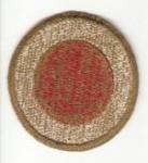WWII 37th Infantry Division Green Back Patch
