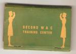 WWII era WAC Matchbook Training Center
