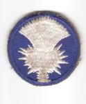 WWII 141st Cavalry Division Patch Ghost